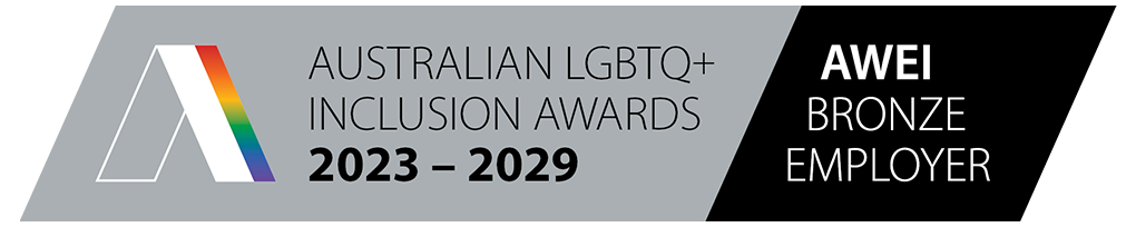 Australian LGBTQ inclusion awards 2023 - 2023 AWEI bronze employer